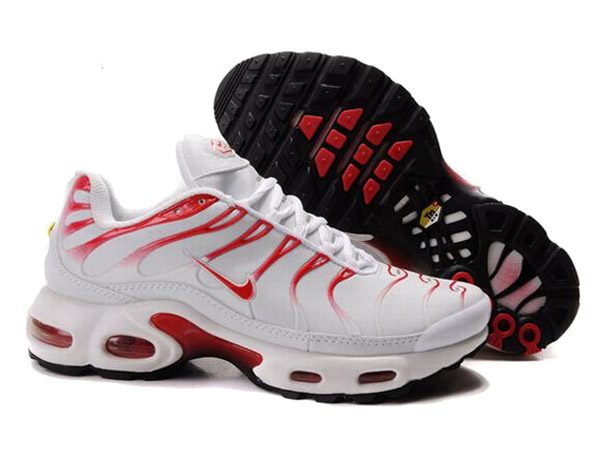 nike tuned 1 white and red