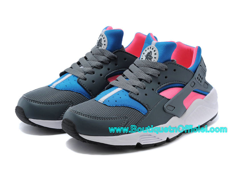 huarache bleu et rose