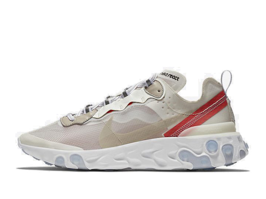 nike react element 87 blanche